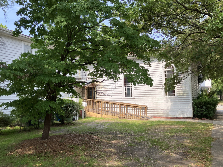 Maranatha Temple of Praise: rear addition and accessibility ramp